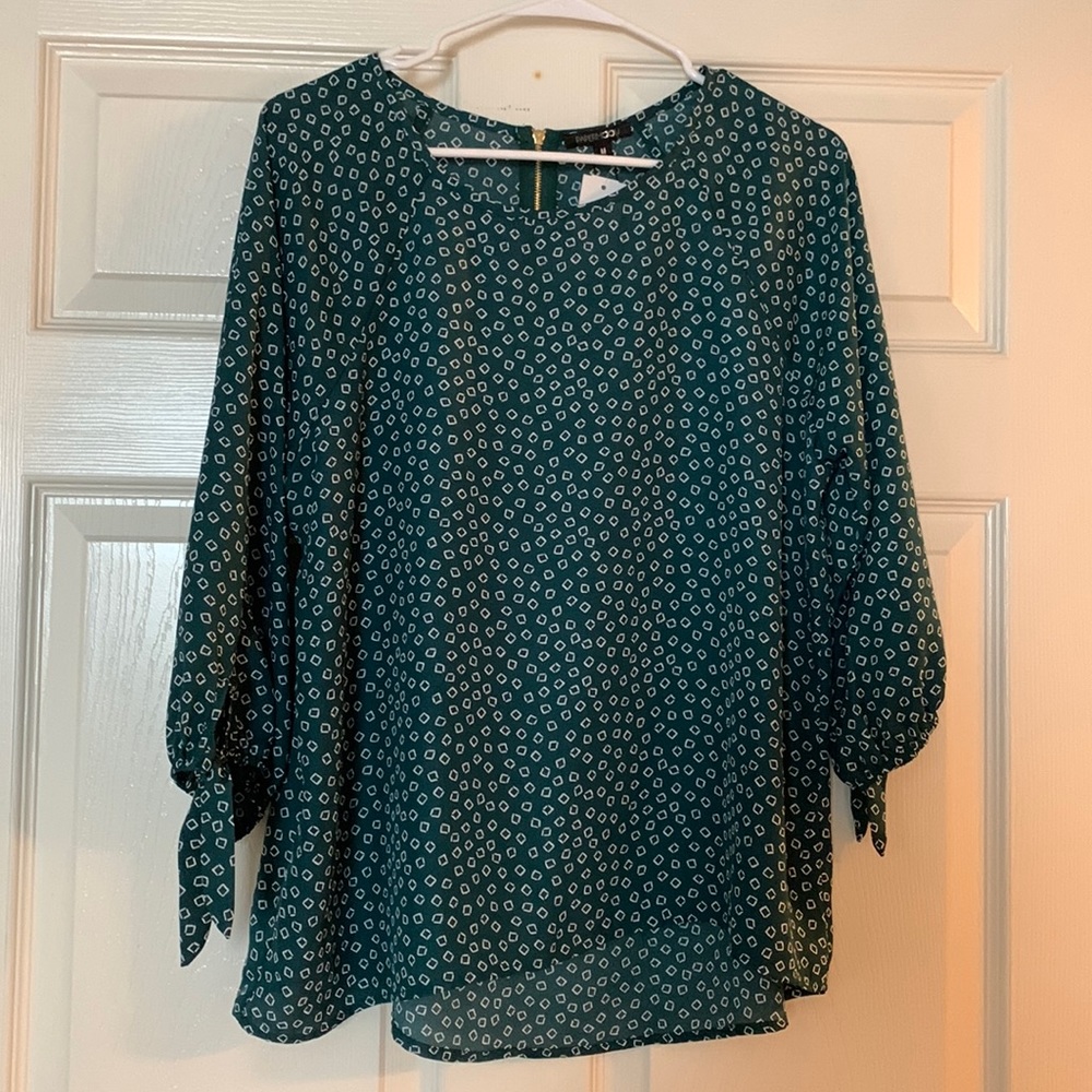 Tie Sleeve Blouse